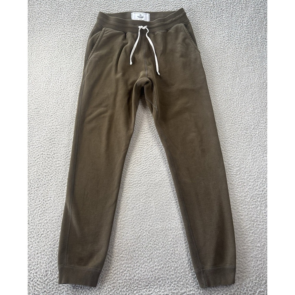 Reigning Champ Sweatpants Mens Medium Joggers French Terry Cotton Olive Green